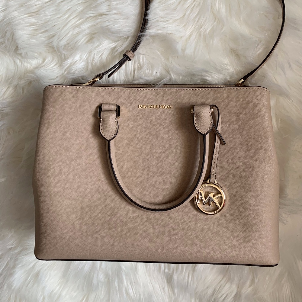Michael Kors Savannah - Large Satchel [Oyster]